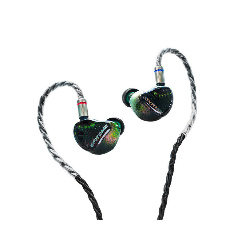 iBasso Epitome wired IEM with detachable cable and color-shifting resin shells