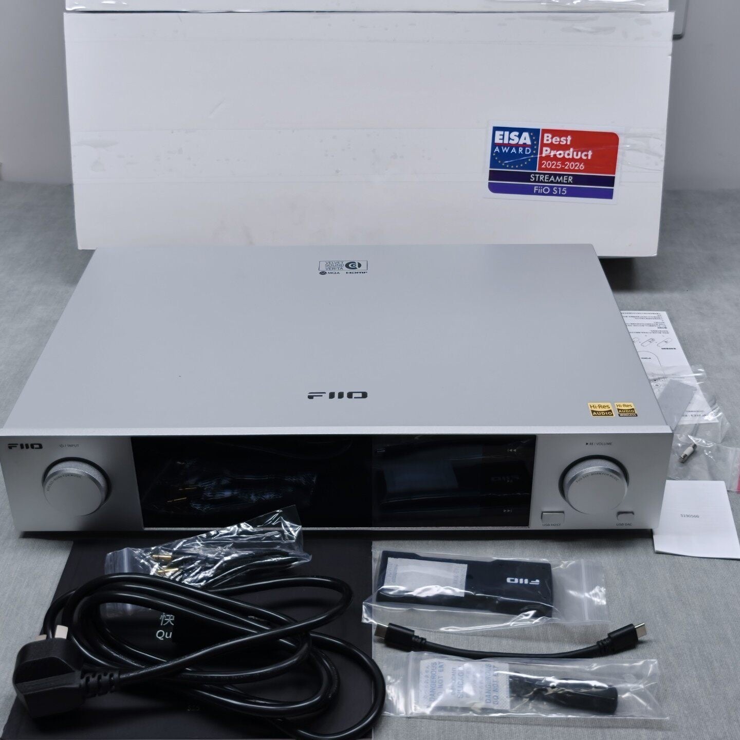 Used FiiO S15 desktop streamer in Excellent condition - product photo