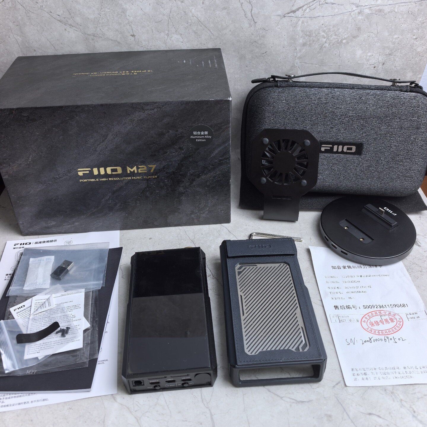 Used FiiO M27 Aluminum Alloy Edition DAP in Excellent condition - product photo