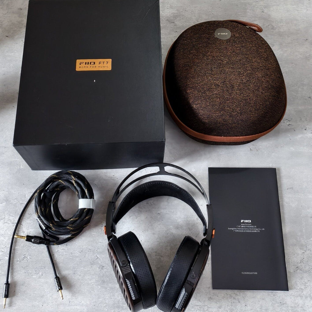 Used FiiO FT7 open-back headphones in Excellent condition - product photo